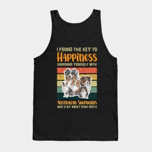 I Found the Key to Happiness Stay Away From Idiots Tank Top